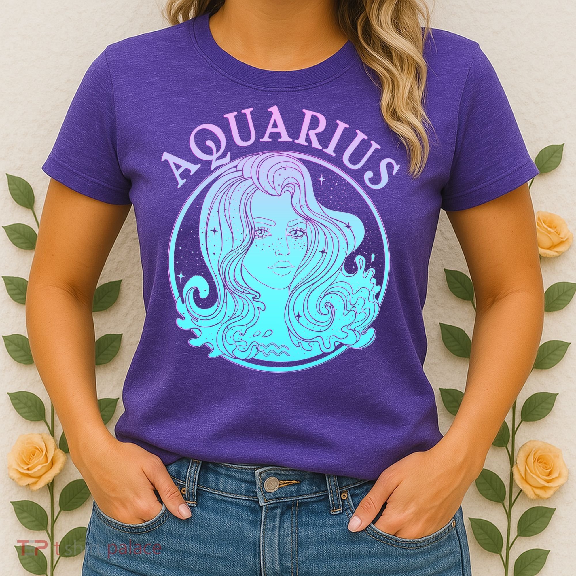 Zodiac Aquarius Lady Women's T-Shirt