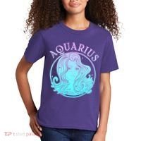 Zodiac Aquarius Lady Kids T-Shirt thumb 2