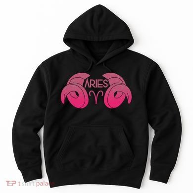 Zodiac Aries Ram Horns Hoodie