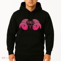 Zodiac Aries Ram Horns Hoodie thumb 2