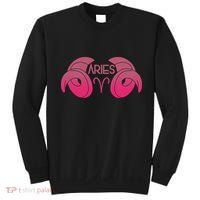 Zodiac Aries Ram Horns Sweatshirt thumb 0