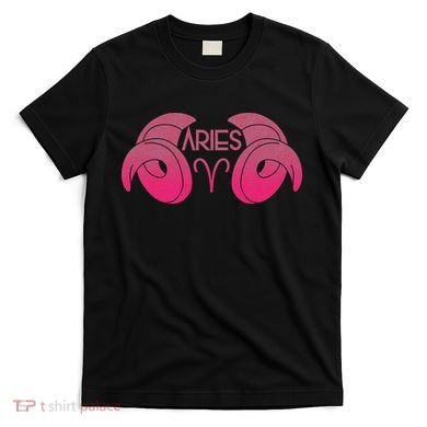 Zodiac Aries Ram Horns T-Shirt