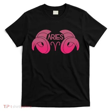 Zodiac Aries Ram Horns T-Shirt