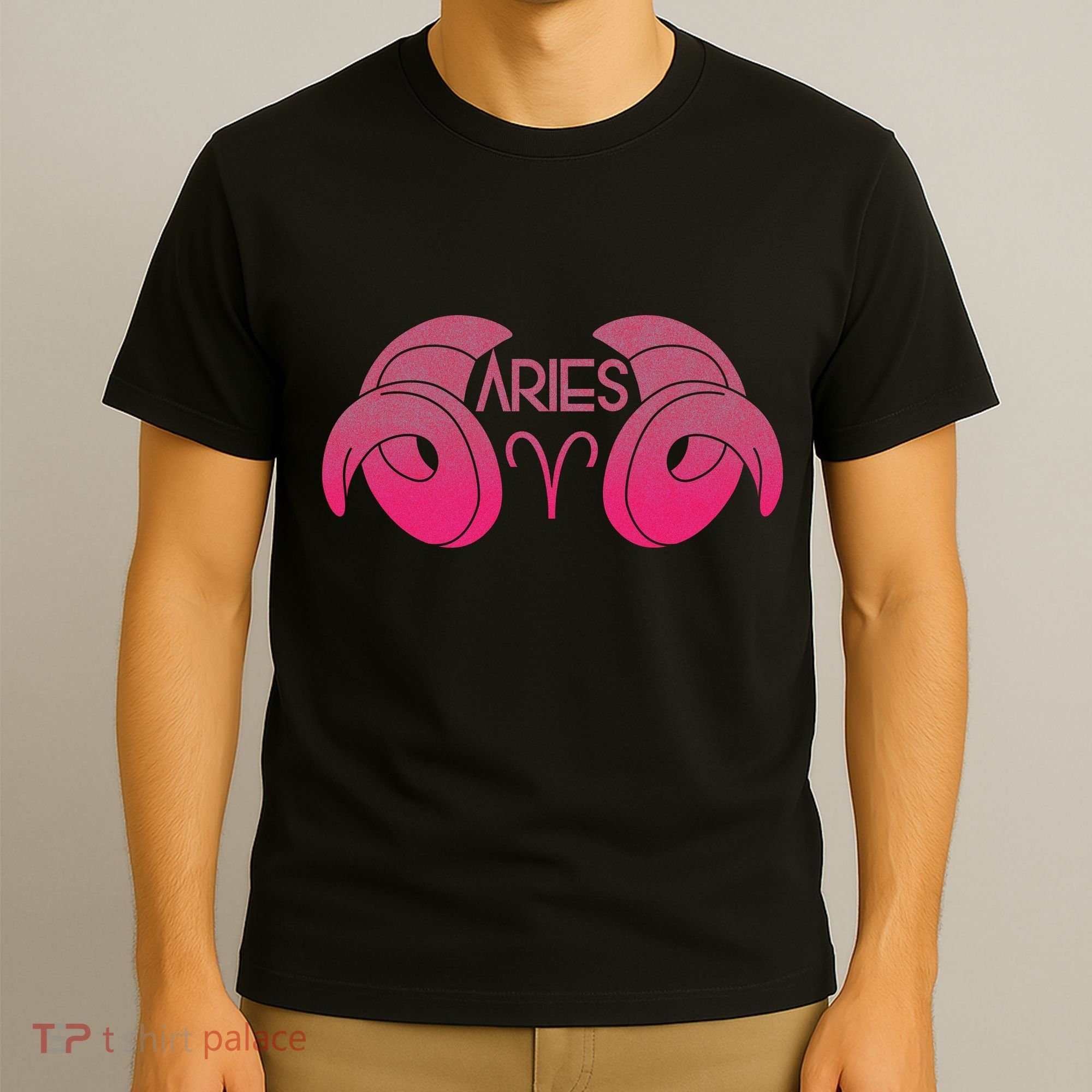 Zodiac Aries Ram Horns T-Shirt