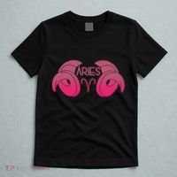 Zodiac Aries Ram Horns T-Shirt thumb 5