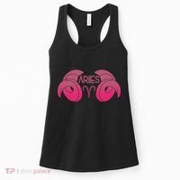 Zodiac Aries Ram Horns Women's Tank Top thumb 0