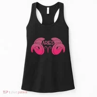 Zodiac Aries Ram Horns Women's Tank Top thumb 0