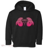 Zodiac Aries Ram Horns Toddler Hoodie thumb 0