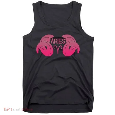 Zodiac Aries Ram Horns Tank Top