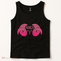 Zodiac Aries Ram Horns Tank Top thumb 2