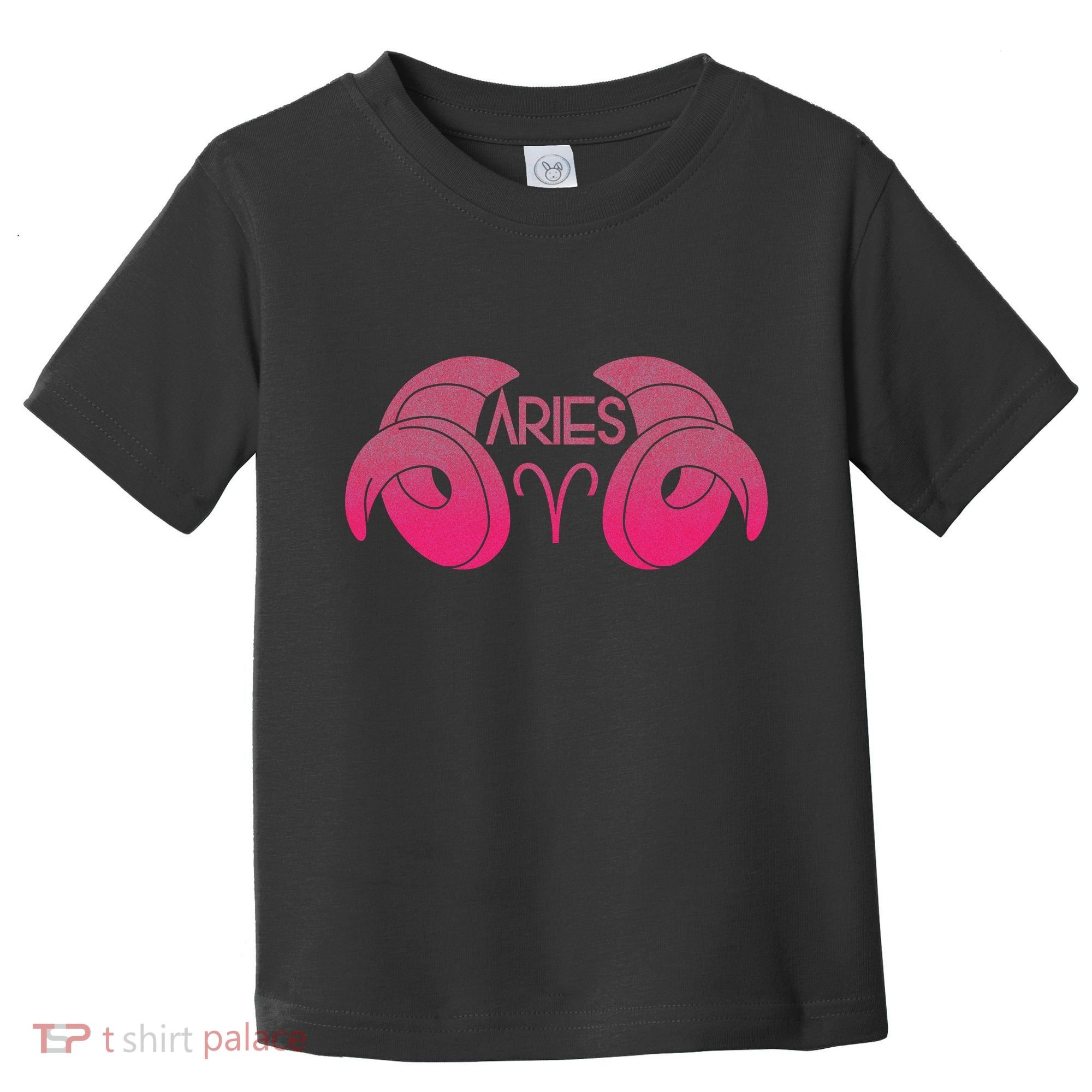 Zodiac Aries Ram Horns Toddler T-Shirt