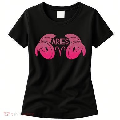Zodiac Aries Ram Horns Women's T-Shirt
