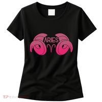 Zodiac Aries Ram Horns Women's T-Shirt thumb 0