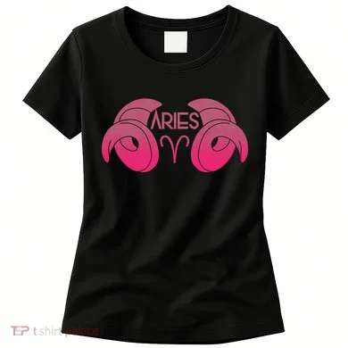 Zodiac Aries Ram Horns Women's T-Shirt