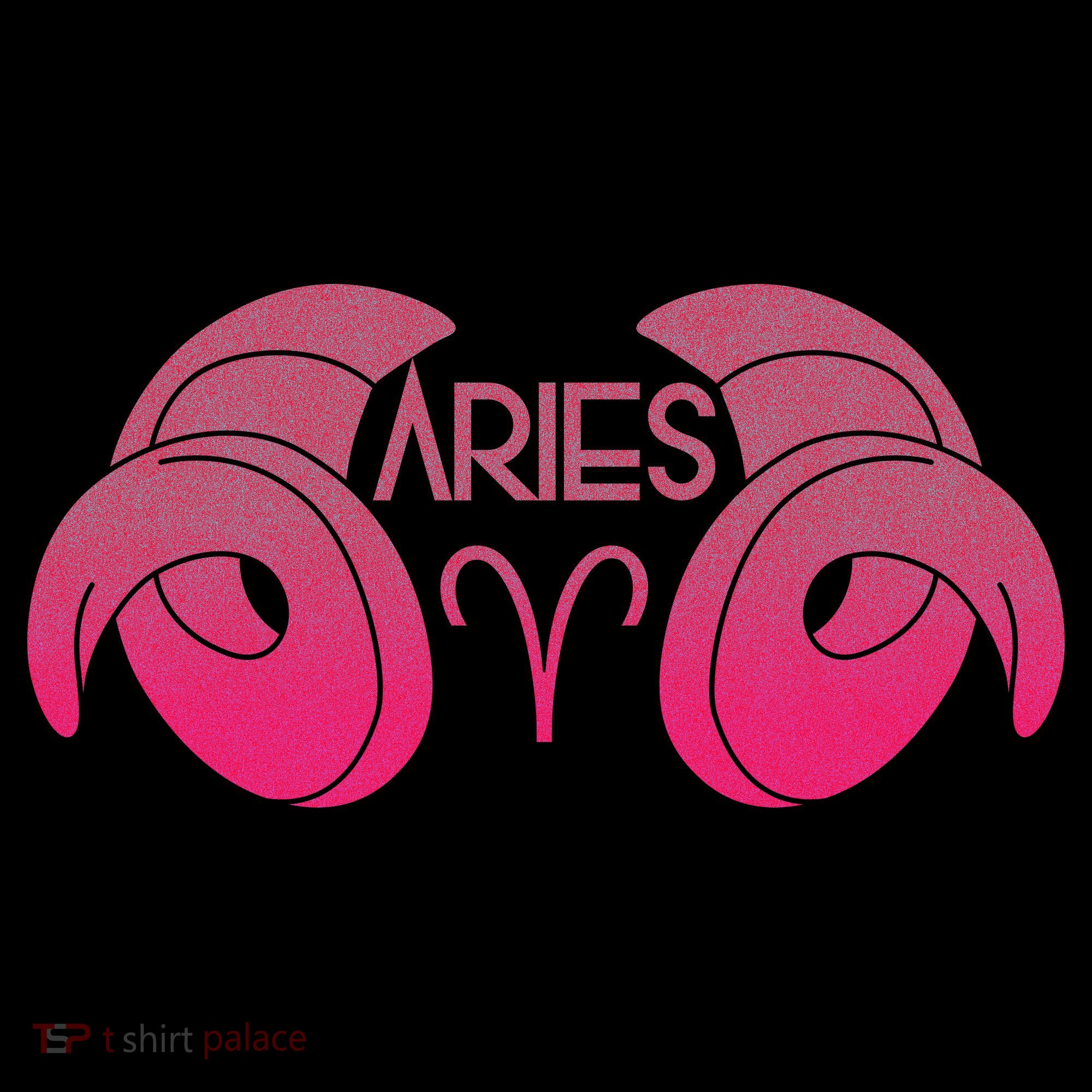 Zodiac Aries Ram Horns Women's T-Shirt