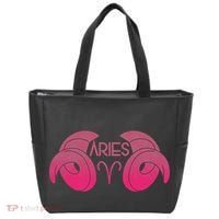 Zodiac Aries Ram Horns Tote Bag thumb 0