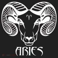 Zodiac Aries Ram Horns Face Women's Sweatshirt thumb 2