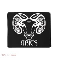Zodiac Aries Ram Horns Face Mousepad thumb 0