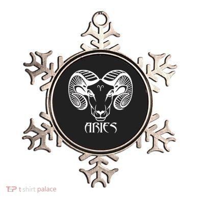Zodiac Aries Ram Horns Face Ornament