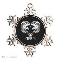 Zodiac Aries Ram Horns Face Ornament thumb 0