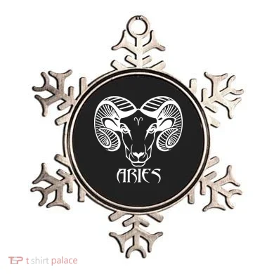 Zodiac Aries Ram Horns Face Ornament