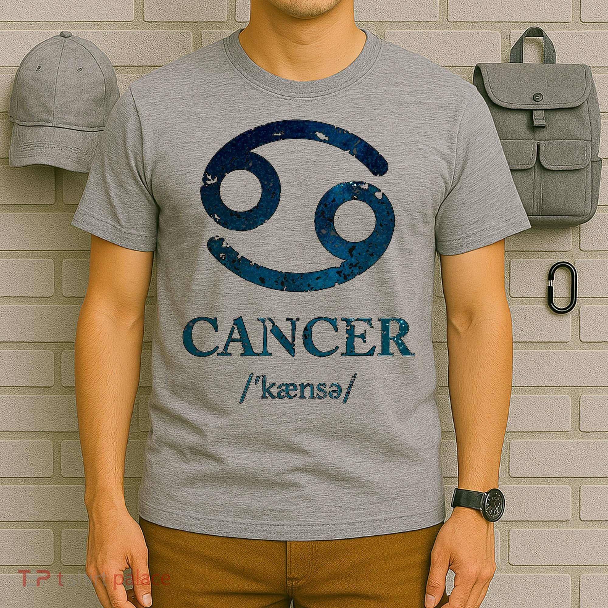 Zodiac Birthday Cancer Vintage T-Shirt