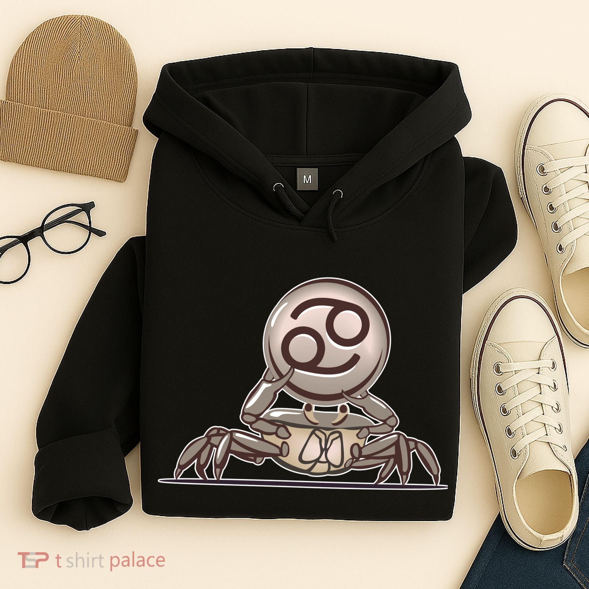 Zodiac Cancer Icon Gem Hoodie