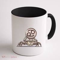 Zodiac Cancer Icon Gem Coffee Mug thumb 1