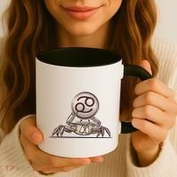 Zodiac Cancer Icon Gem Coffee Mug thumb 3