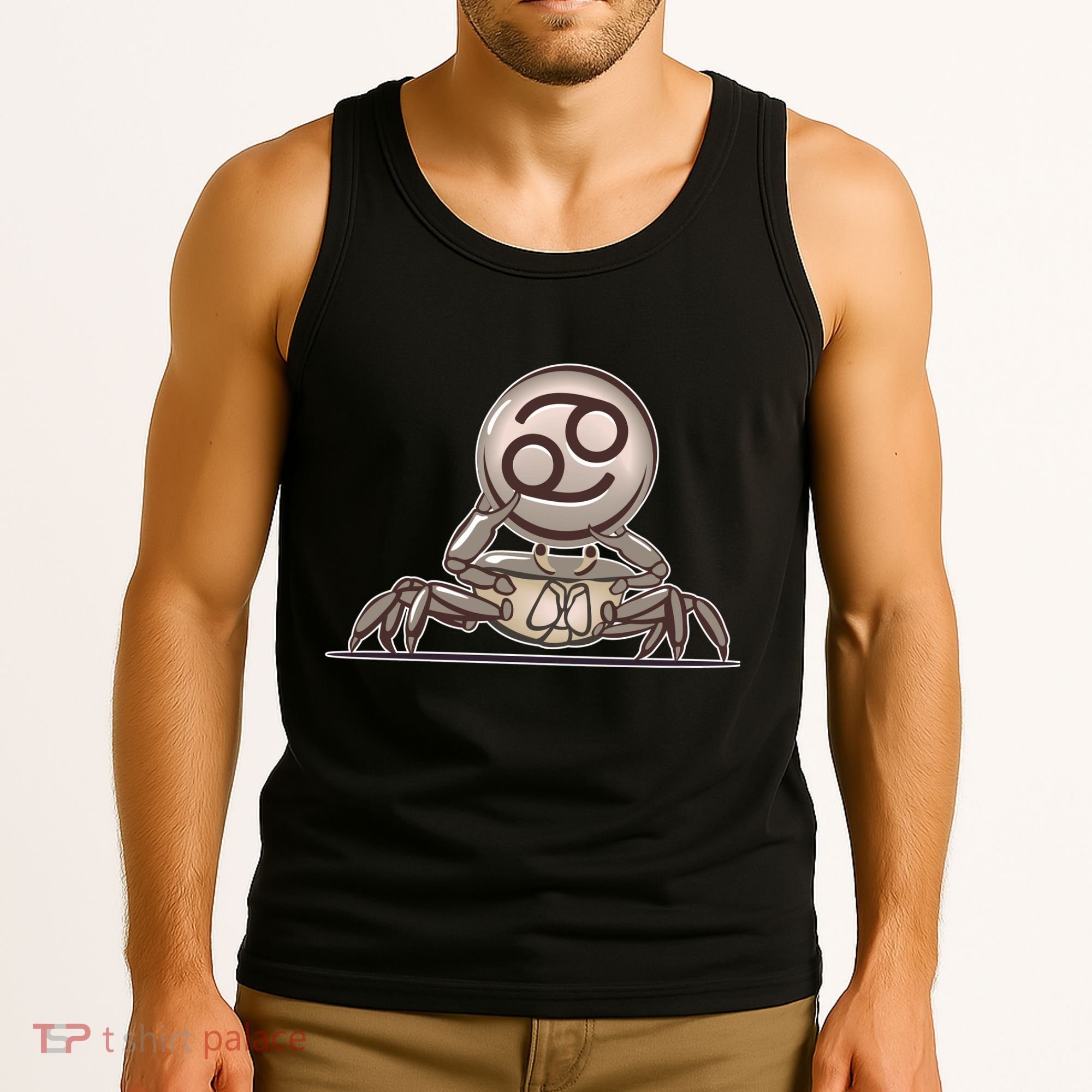 Zodiac Cancer Icon Gem Tank Top