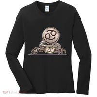 Zodiac Cancer Icon Gem Women's Long Sleeve Shirt thumb 0