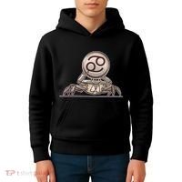 Zodiac Cancer Icon Gem Kids Hoodie thumb 4