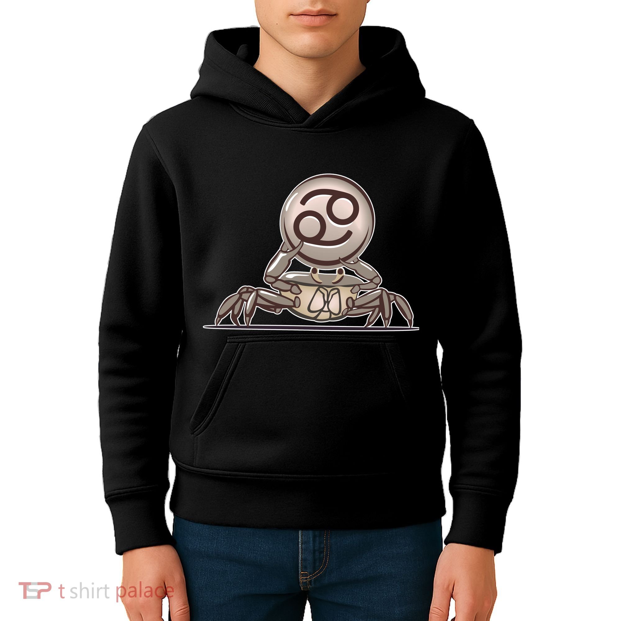 Zodiac Cancer Icon Gem Kids Hoodie