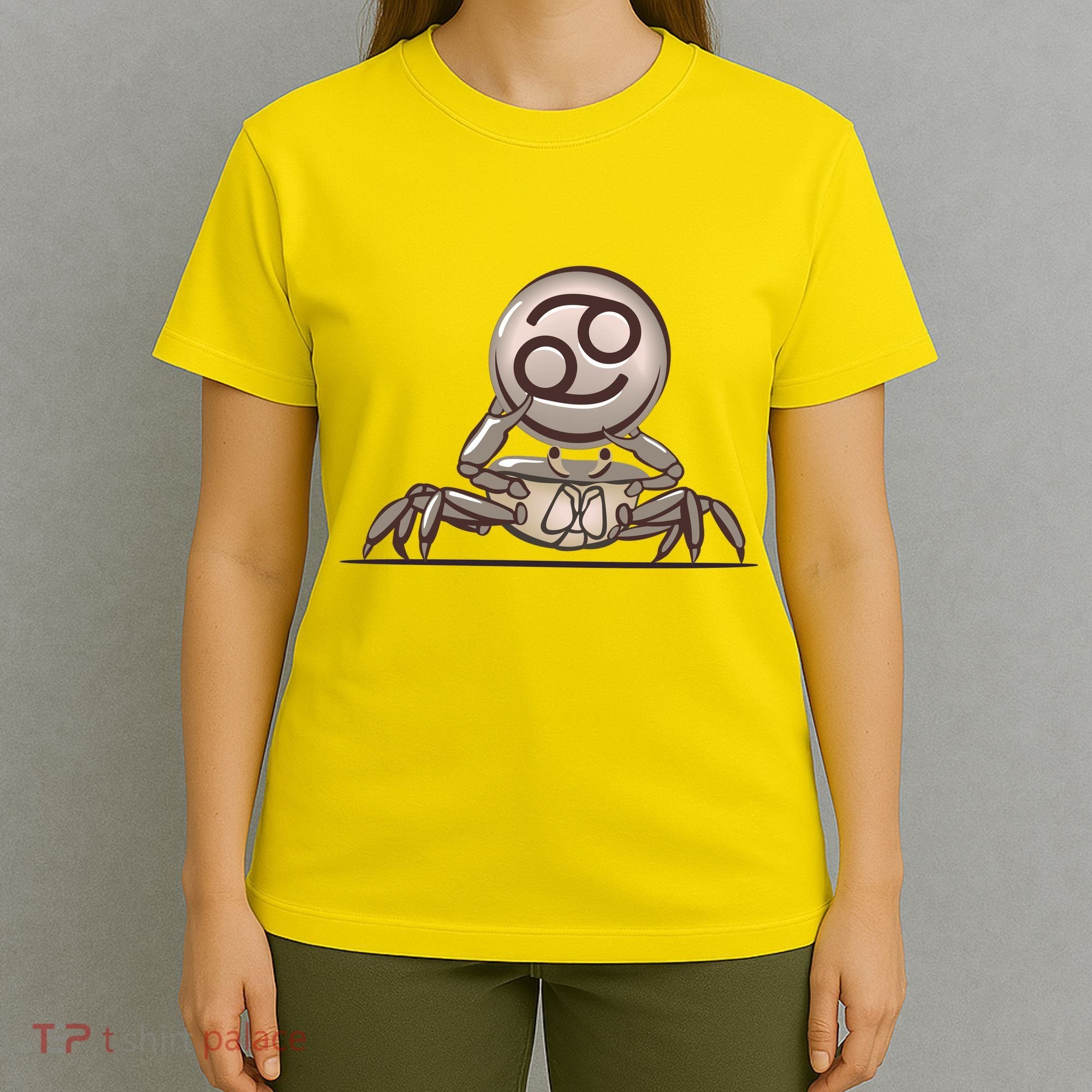 Zodiac Cancer Icon Gem T-Shirt