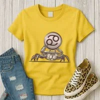 Zodiac Cancer Icon Gem Women's T-Shirt thumb 3