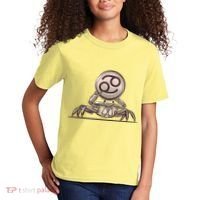 Zodiac Cancer Icon Gem Kids T-Shirt thumb 2