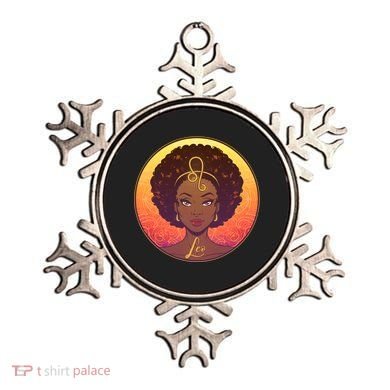 Zodiac Leo African American Black Woman Ornament