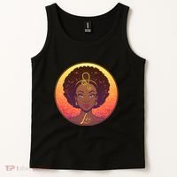 Zodiac Leo African American Black Woman Tank Top thumb 2