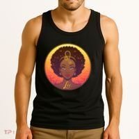 Zodiac Leo African American Black Woman Tank Top thumb 3