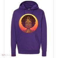 Zodiac Leo African American Black Woman Hoodie thumb 0