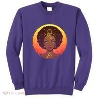 Zodiac Leo African American Black Woman Sweatshirt thumb 0