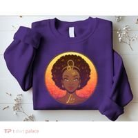 Zodiac Leo African American Black Woman Sweatshirt thumb 2