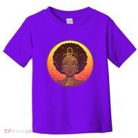 Zodiac Leo African American Black Woman Toddler T-Shirt thumb 0