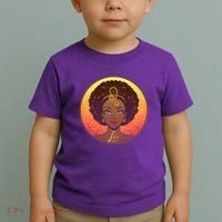 Zodiac Leo African American Black Woman Toddler T-Shirt thumb 2
