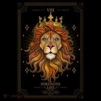 Zodiac Leo Lion Tarot Card VIII Strength Coffee Mug thumb 5