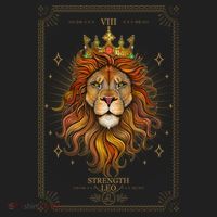 Zodiac Leo Lion Tarot Card VIII Strength Hat thumb 2