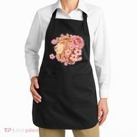 Zodiac Leo Lion with Japanese Cherry Blossoms Apron thumb 2