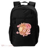 Zodiac Leo Lion with Japanese Cherry Blossoms Backpack thumb 0