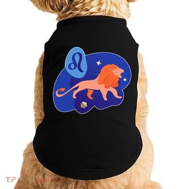 Zodiac Leo Simple Lion Doggie Tank