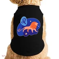 Zodiac Leo Simple Lion Doggie Tank thumb 0